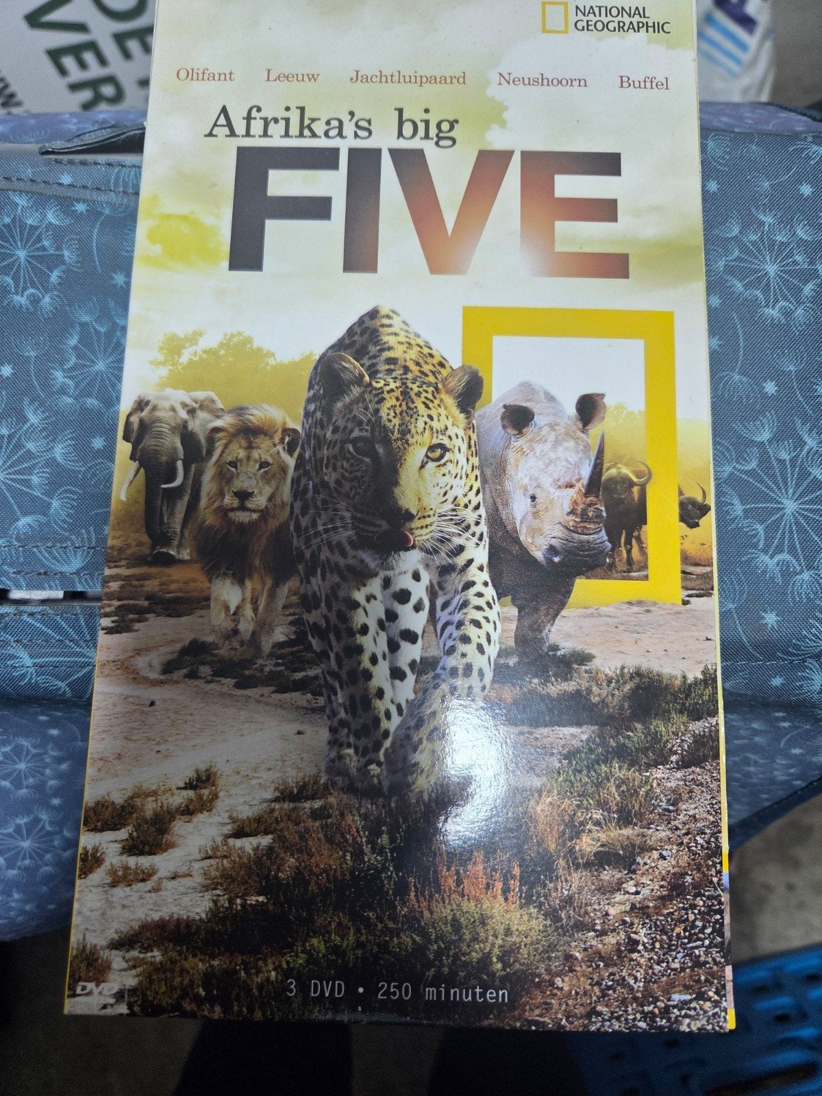 National Geographic: Afrika's Big Five (3 DVD's), Alle leeftijden, Natuur, Ophalen of Verzenden, Zo goed als nieuw