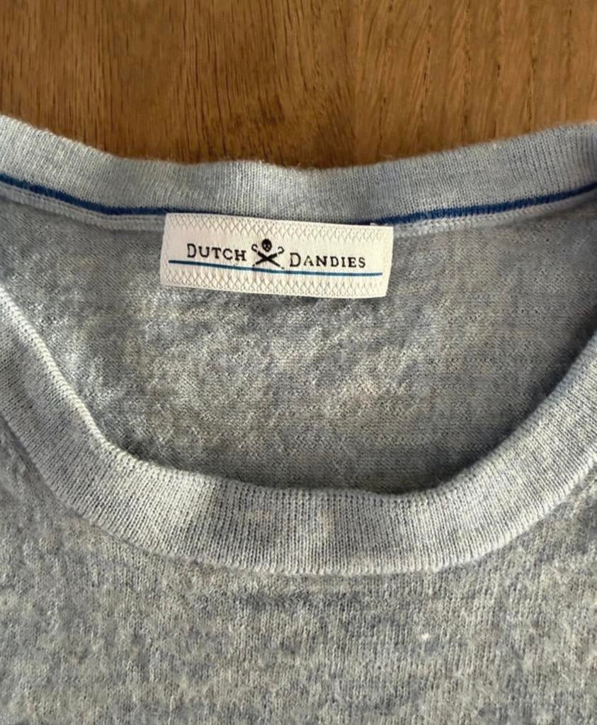 Zachte heren trui van merino wol maat S, Ophalen of Verzenden, Gedragen, Maat 46 (S) of kleiner, Blauw