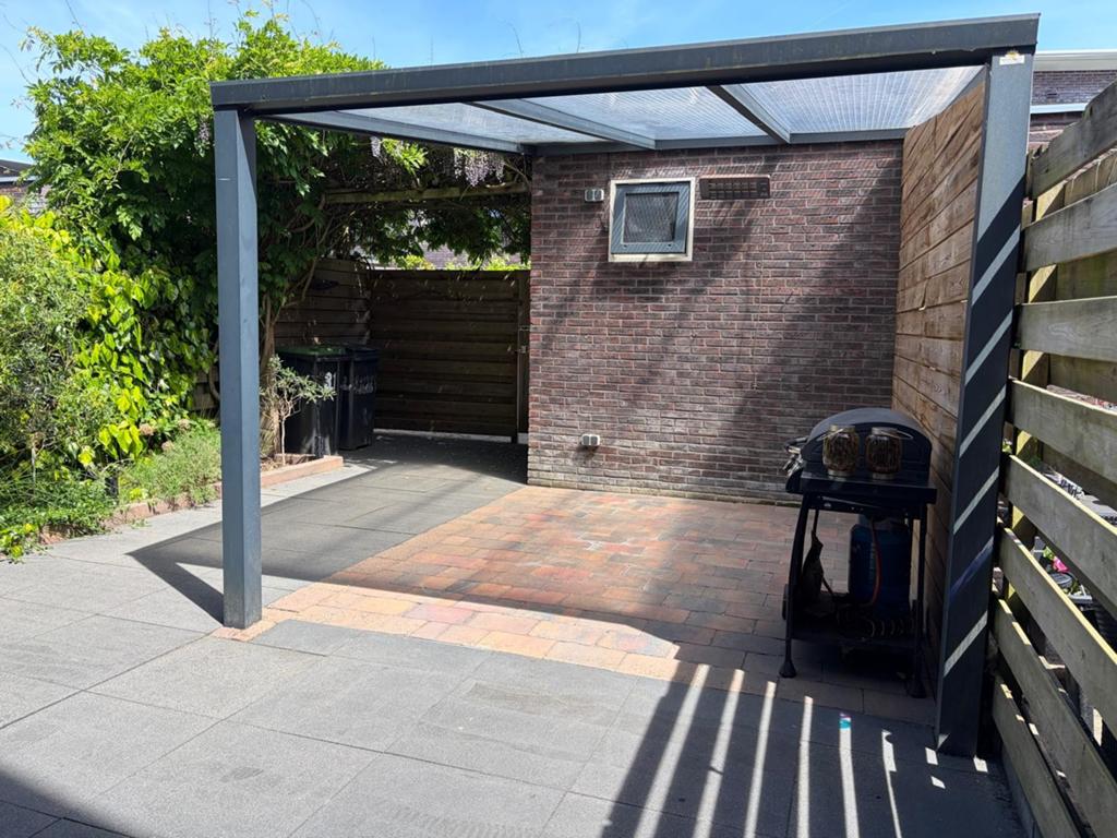 Aluminium terrasoverkapping - gebruikt, maar nog prima, Tuin en Terras, Overkappingen, Ophalen, Gebruikt, Veranda