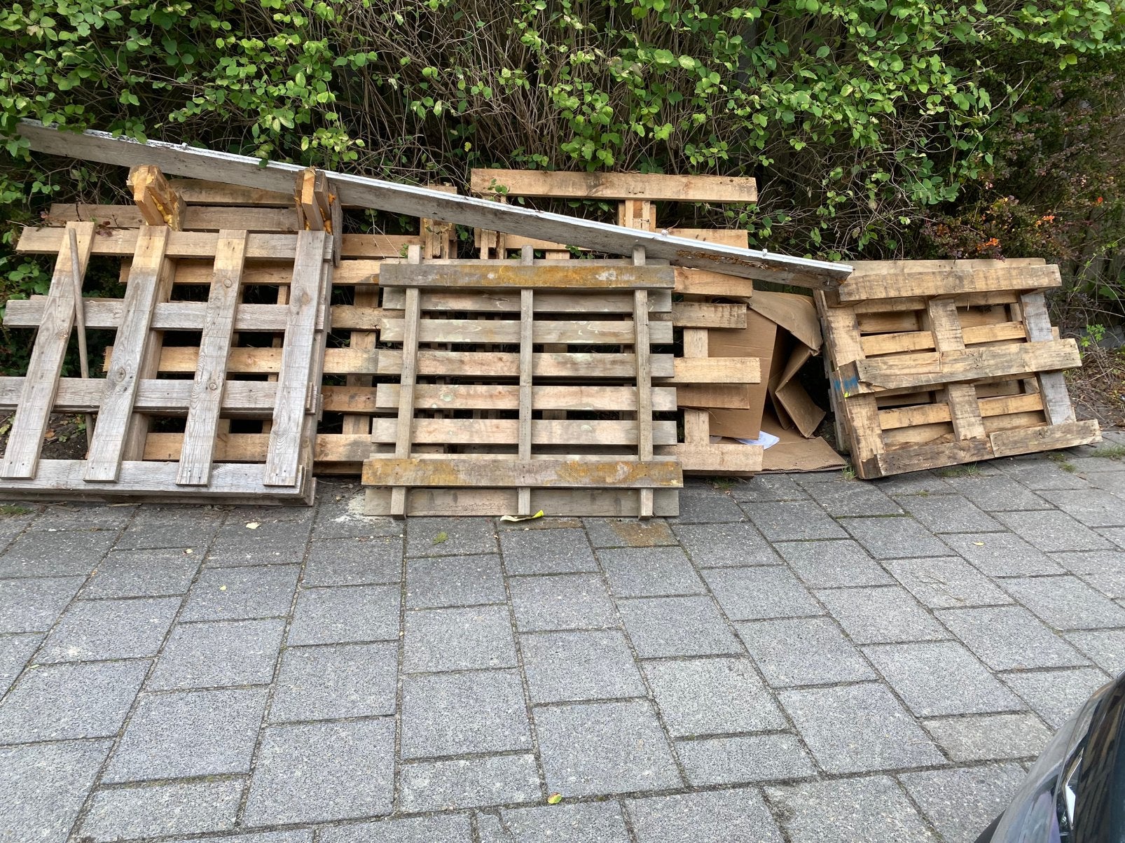Te koop 6 pallets, Ophalen of Verzenden, Zo goed als nieuw, Pallet, Minder dan 200 cm