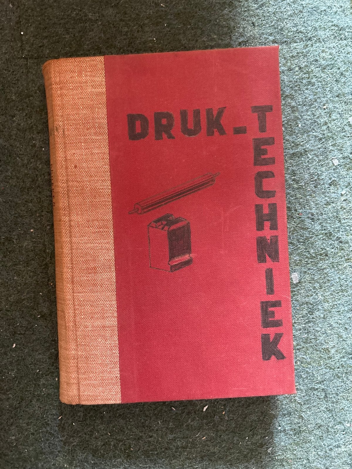 Druk-Techniek: Handboek voor Grafische Vakken 1948, Boeken, Ophalen of Verzenden, Gelezen, Overige onderwerpen