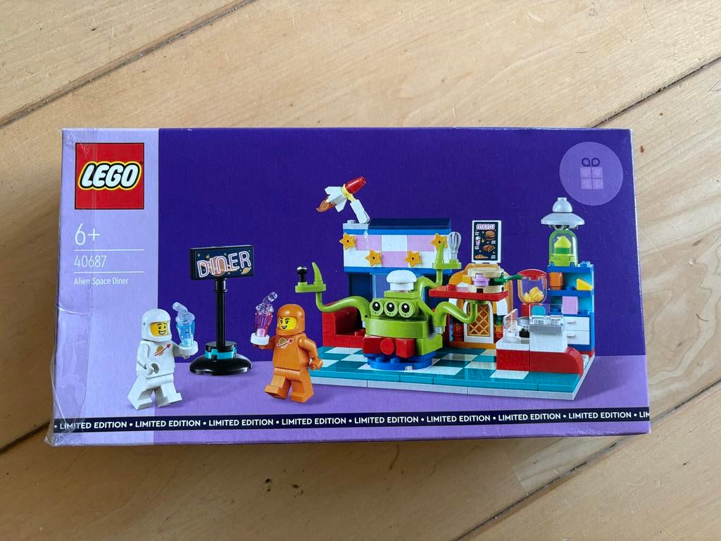 LEGO 40687 Alien Space Diner - Zo goed als nieuw, Ophalen of Verzenden, Nieuw, Lego, Space