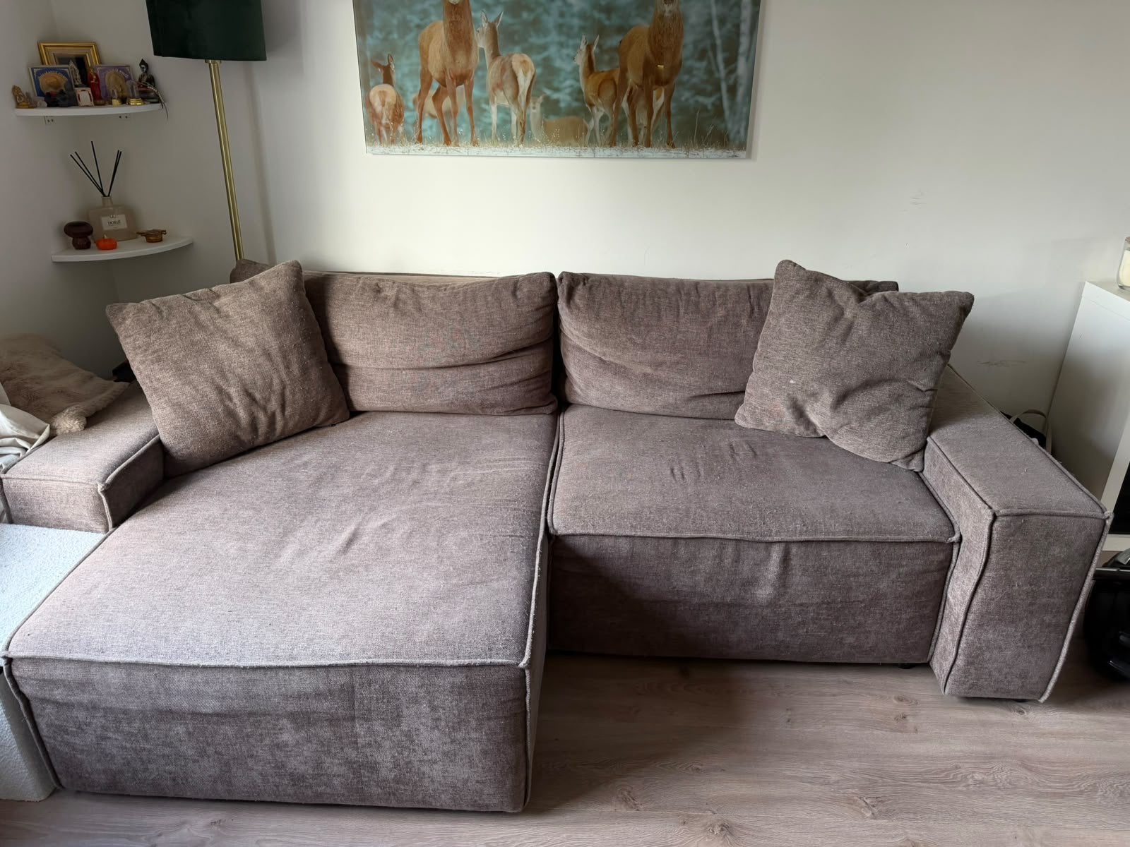 Uitklapbare bank met opbergruimte, Ophalen, Gebruikt, Tweepersoons, 150 cm of meer