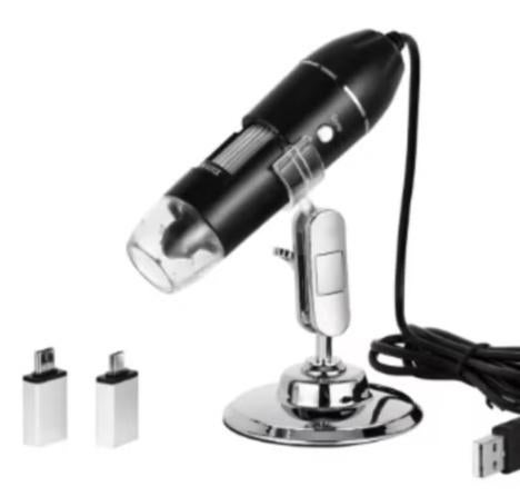 Digitale USB Microscoop 1600X met USB aansluiting 1080p, Ophalen of Verzenden, Nieuw, Minder dan 400x