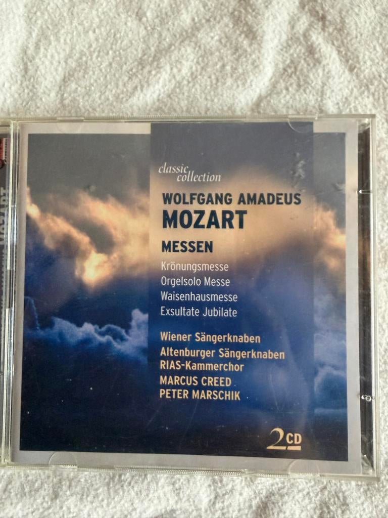 Wolfgang Amadeus Mozart - Messen (Dubbel CD), Cd's en Dvd's, Cd's | Instrumentaal, Zo goed als nieuw, Ophalen of Verzenden