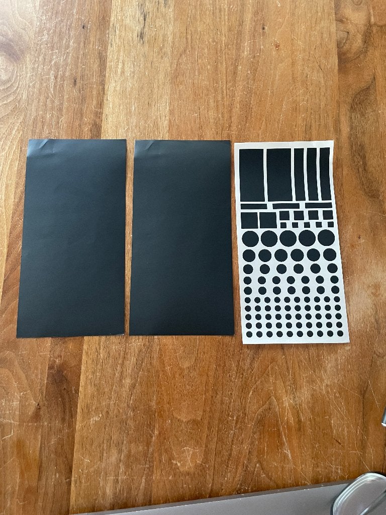 afplakstrips AI Bril LED licht doorlatend, Ophalen of Verzenden, Nieuw
