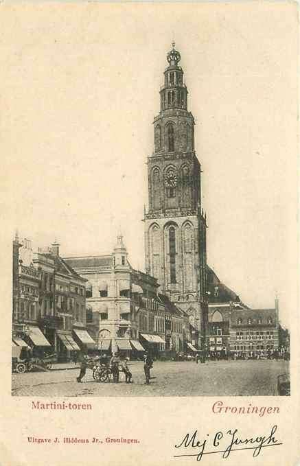 301-095-023 Groningen Martinitoren, Verzenden, Voor 1920, Groningen