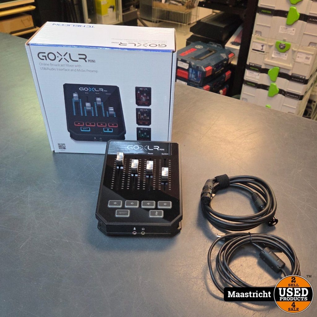Tc Helicon GO XLR Mini | nieuwstaat | nwpr 229 euro, Flex Ltd., Gebruikt, https://flex.com/contact-us, Nobelstraat 10, 5807 GA Oostrum LB, Limburg, Nederland