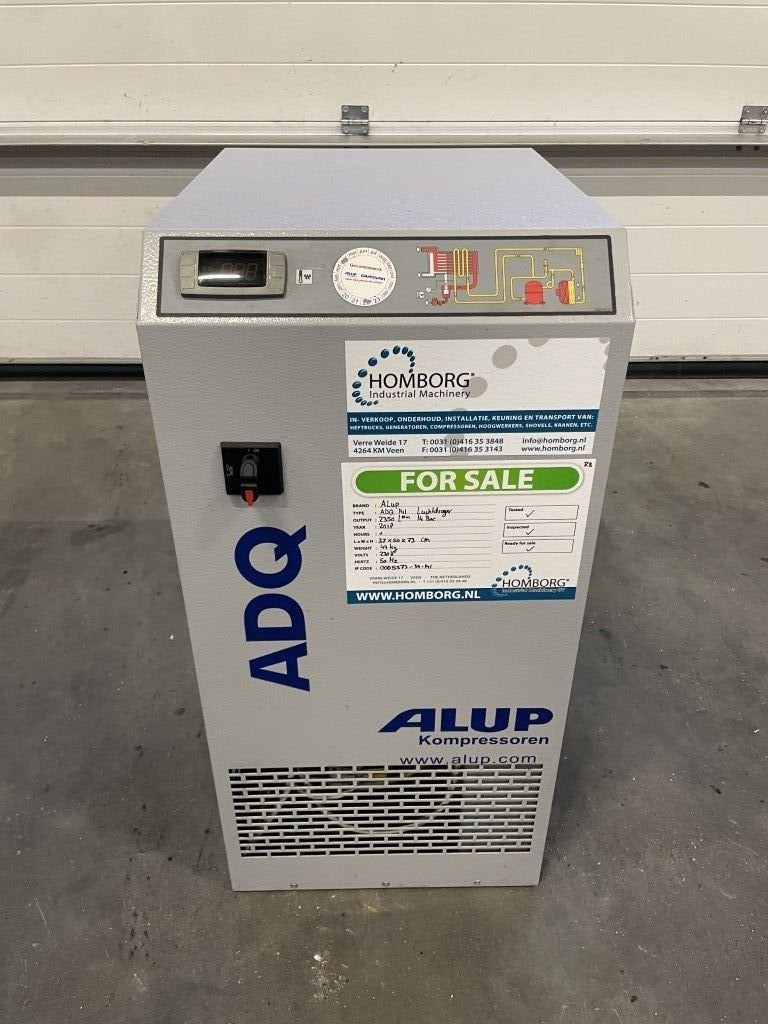 Alup ADQ 141 luchtdroger 2.350 L/min. 14 Bar (bj 2018), Ophalen of Verzenden
