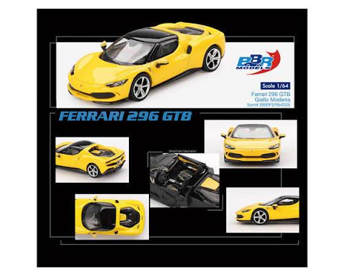 Ferrari 296 GTB Giallo Modena BBR 1:64 NIEUW ! C4F, BBR, Auto, ., Nieuw