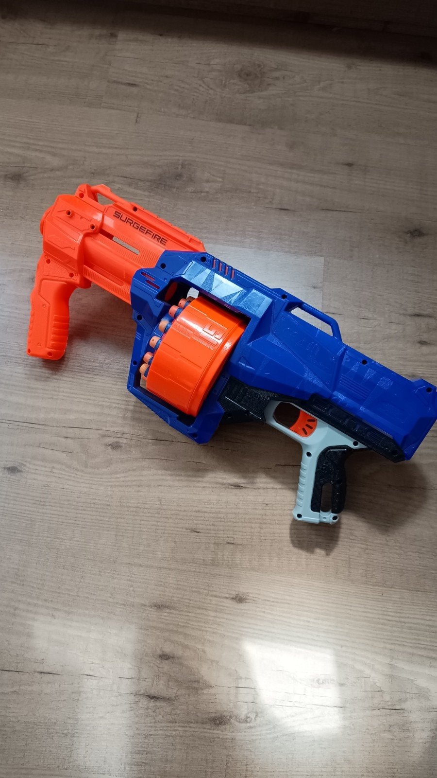 Nerf drumgun, Ophalen of Verzenden, Gebruikt