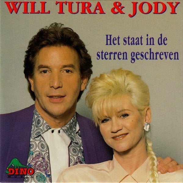 WILL TURA + JODY PIJPER CD SINGLE HET STAAT IN DE STERREN, 6 singles of meer, Ophalen of Verzenden, Zo goed als nieuw, Pop
