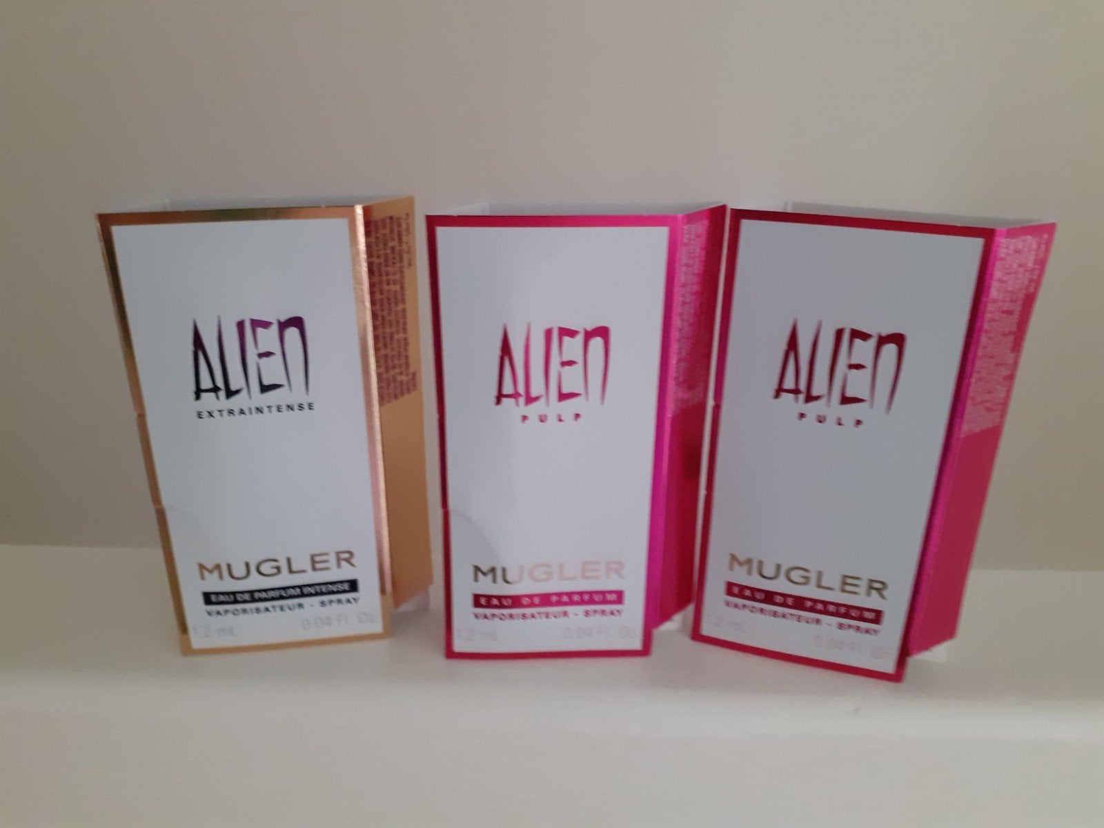 Mugler Alien 3x sample, Verzenden, Nieuw, Proef of Tester