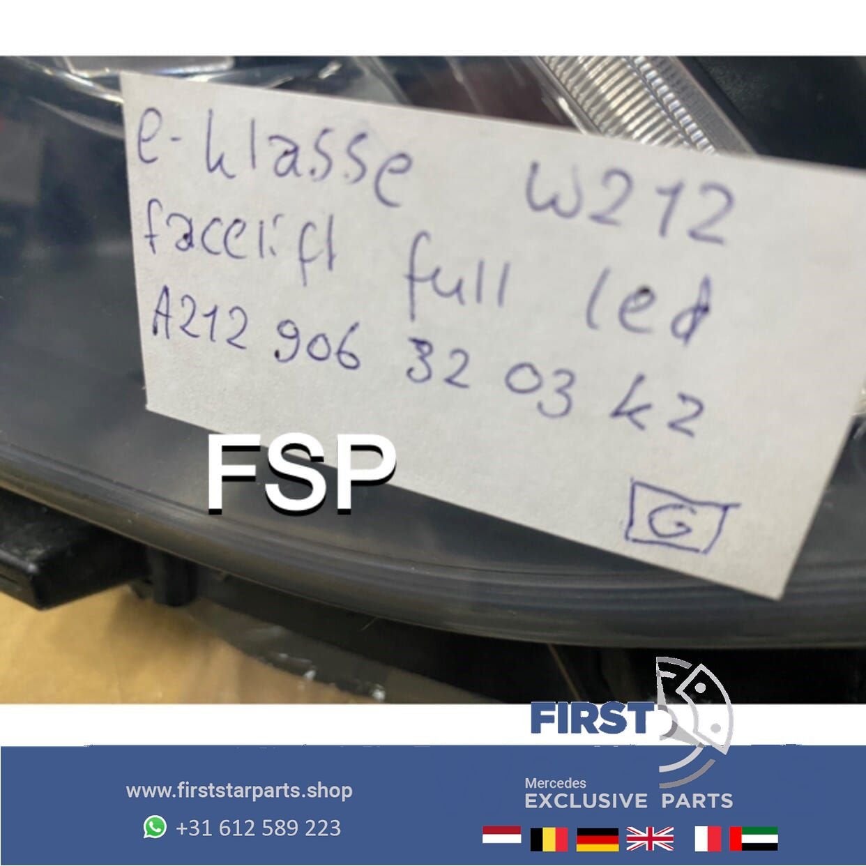 W212 W207 C207 S212 FULL LED ILS KOPLAMP RECHTS E KLASSE FAC, -, Ophalen of Verzenden, -, Gereviseerd