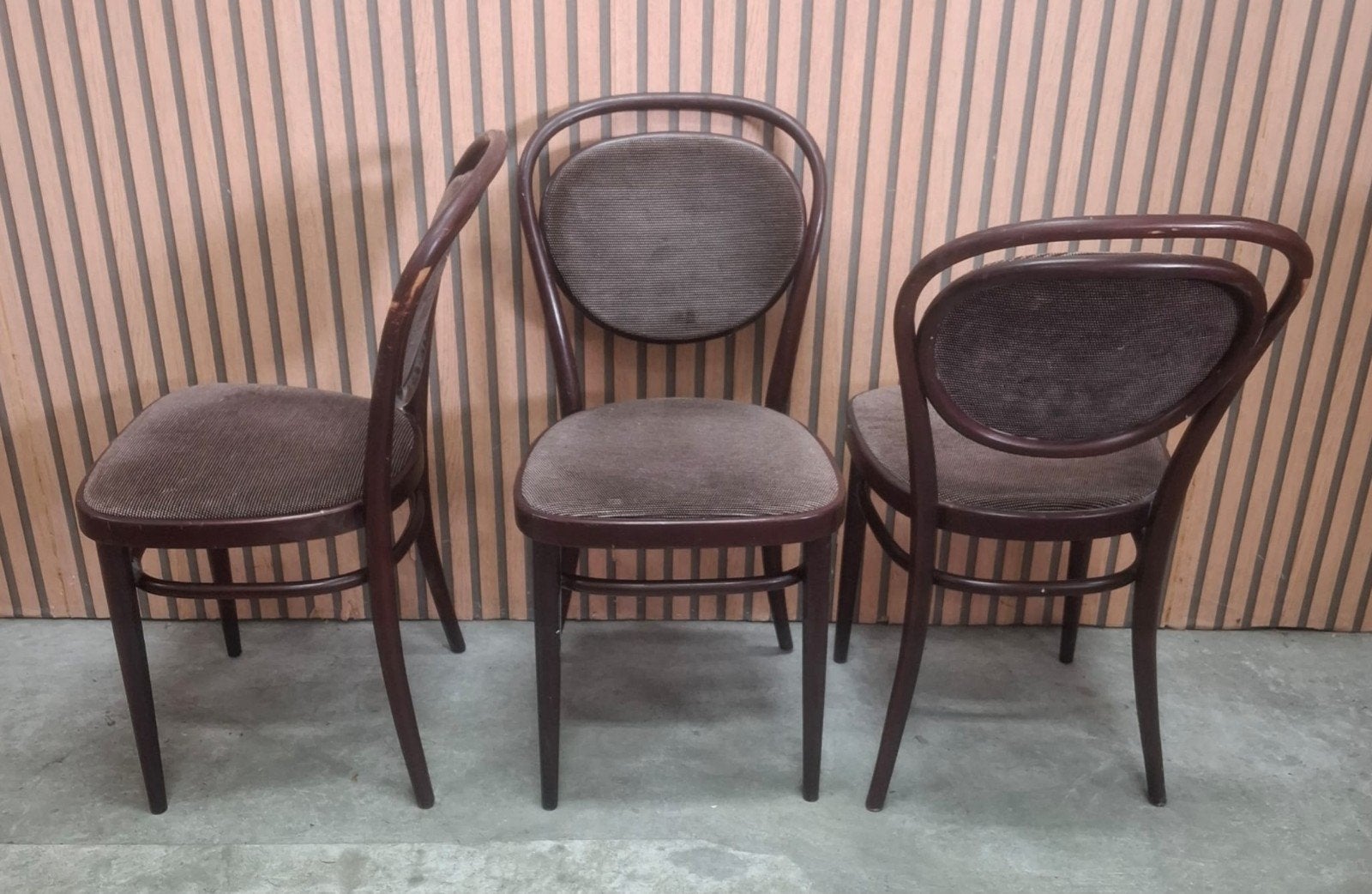 3 stuks Vintage Thonet Bentwood stoelen cafestoelen hout, Huis en Inrichting, Stoelen, Bruin, Ophalen of Verzenden, Zo goed als nieuw