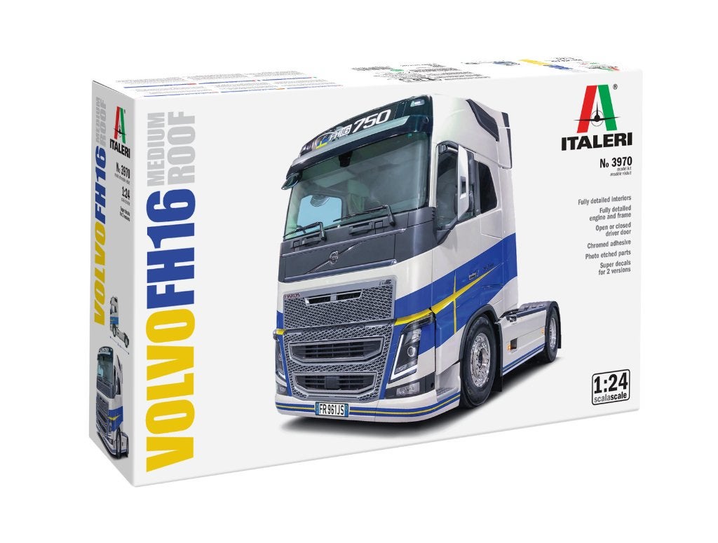 Italeri Volvo FH16 750 ITA-3970, Hobby en Vrije tijd, Modelbouw | Auto's en Voertuigen, Italeri, Groter dan 1:32, Nieuw, Ophalen of Verzenden