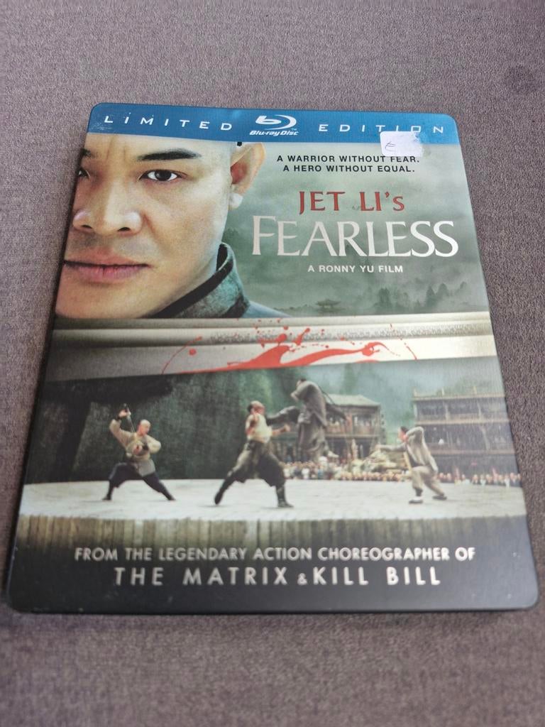 Fearless - steelbook bluray, Ophalen of Verzenden, Zo goed als nieuw, Actie