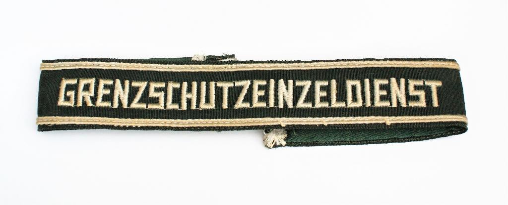 Mouwband DDR Volkspolizei - VOPO politie, Verzamelen, Ophalen of Verzenden, Marechaussee, Duitsland, Embleem of Badge