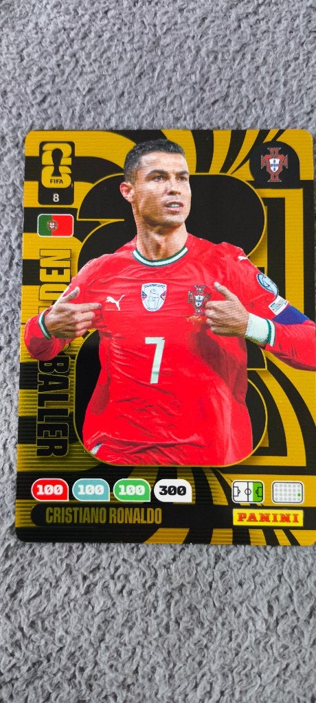 Card set Cristiano Ronaldo, Ophalen of Verzenden, Zo goed als nieuw, Meerdere kaarten