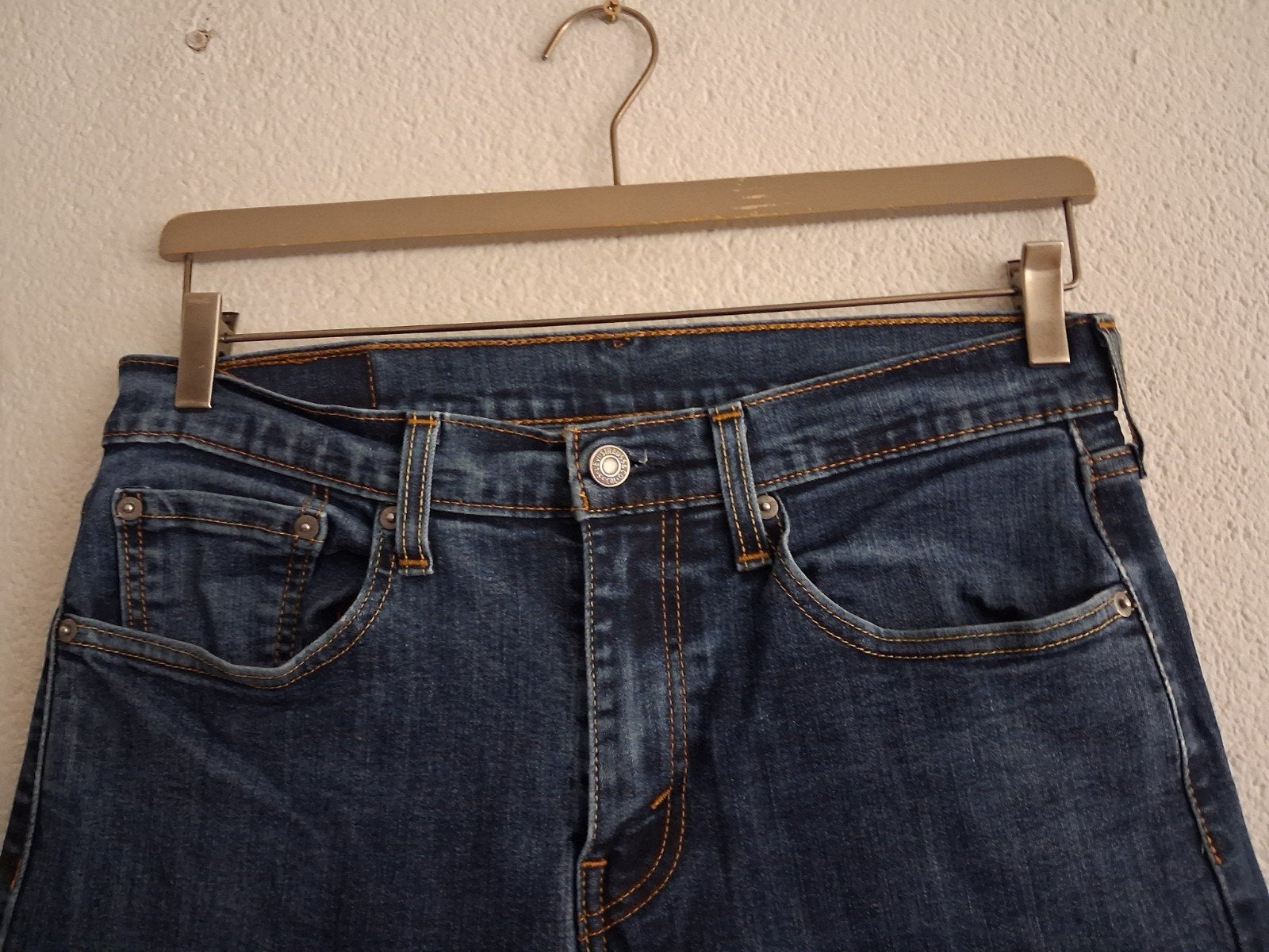 Levi's 502 Regular Taper Jeans W31 L34, Levi's, Blauw, W32 (confectie 46) of kleiner, Ophalen of Verzenden