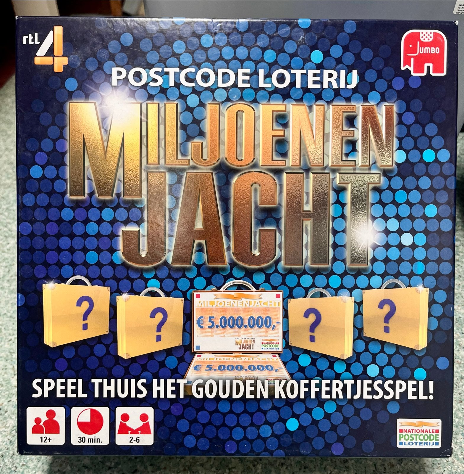 Postcode Loterij Miljoenenjacht Bordspel, Drie of vier spelers, Ophalen of Verzenden, Gebruikt