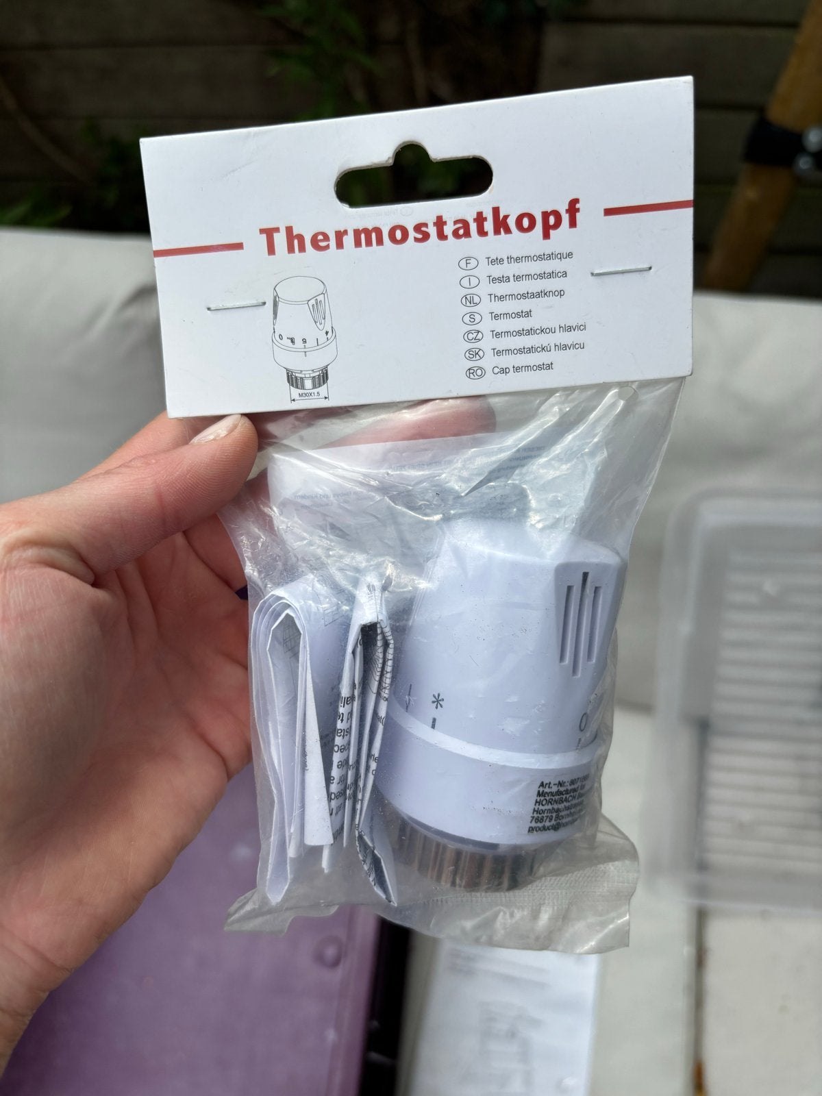 Gratis ophalen! Thermostaatkop - Nieuw in verpakking 7 stuks, Ophalen, Nieuw