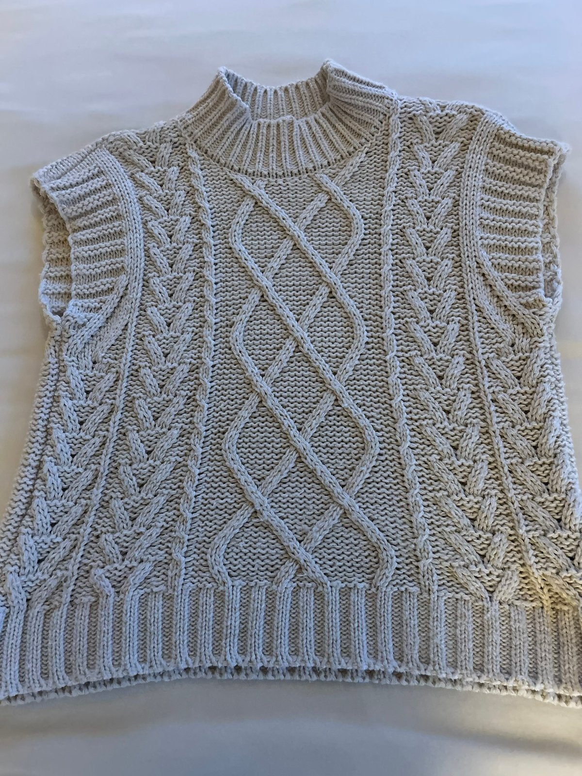 Costes spencer met col beige, Ophalen of Verzenden, Zo goed als nieuw, Beige, Zonder mouw