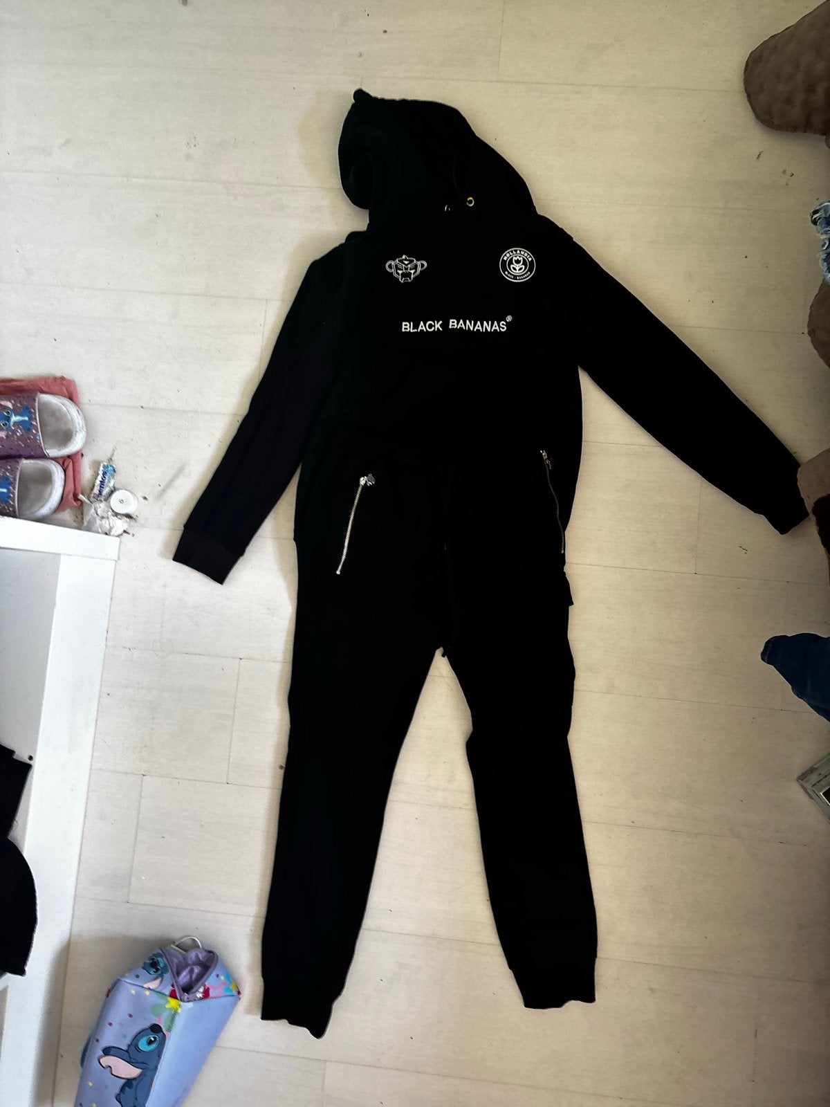 Black Bananas trainingspak heren - Zwart, Ophalen, Gedragen