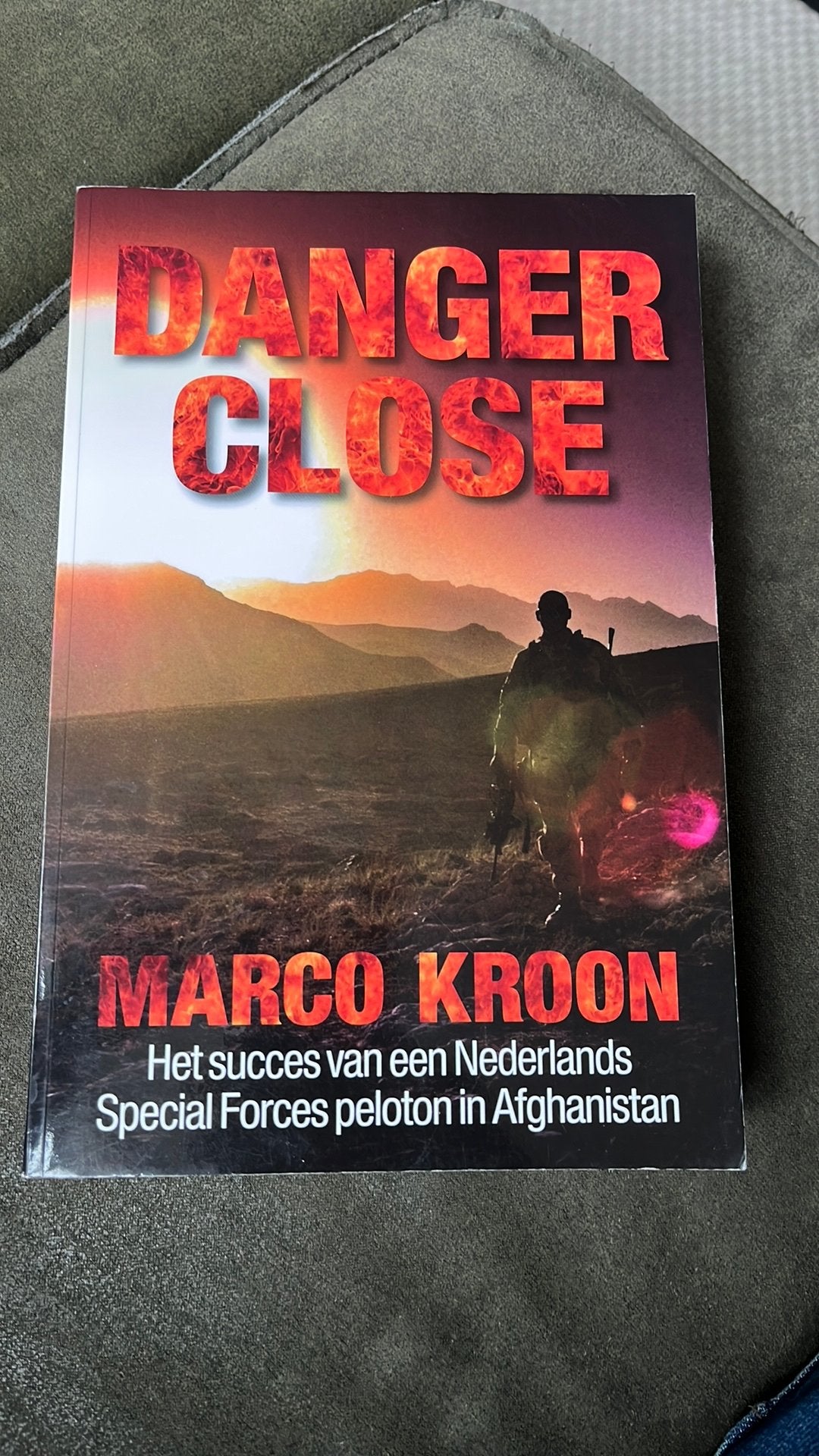 Boek DANGER CLOSE MARCO KROON MWO-4 KCT COMMANDO, Verzamelen, Ophalen of Verzenden, Landmacht, Nederland, Boek of Tijdschrift