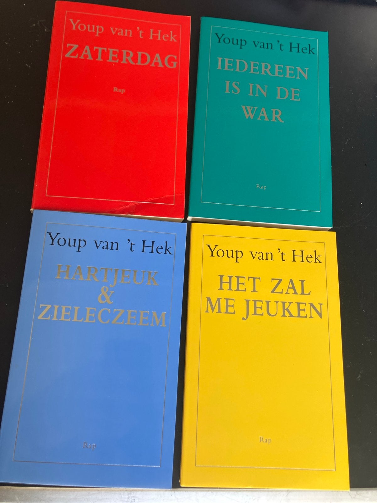 Youp van 't Hek - 4 boeken: Zaterdag, Iedereen is in de war, Ophalen of Verzenden, Gelezen, Anekdotes en Observaties