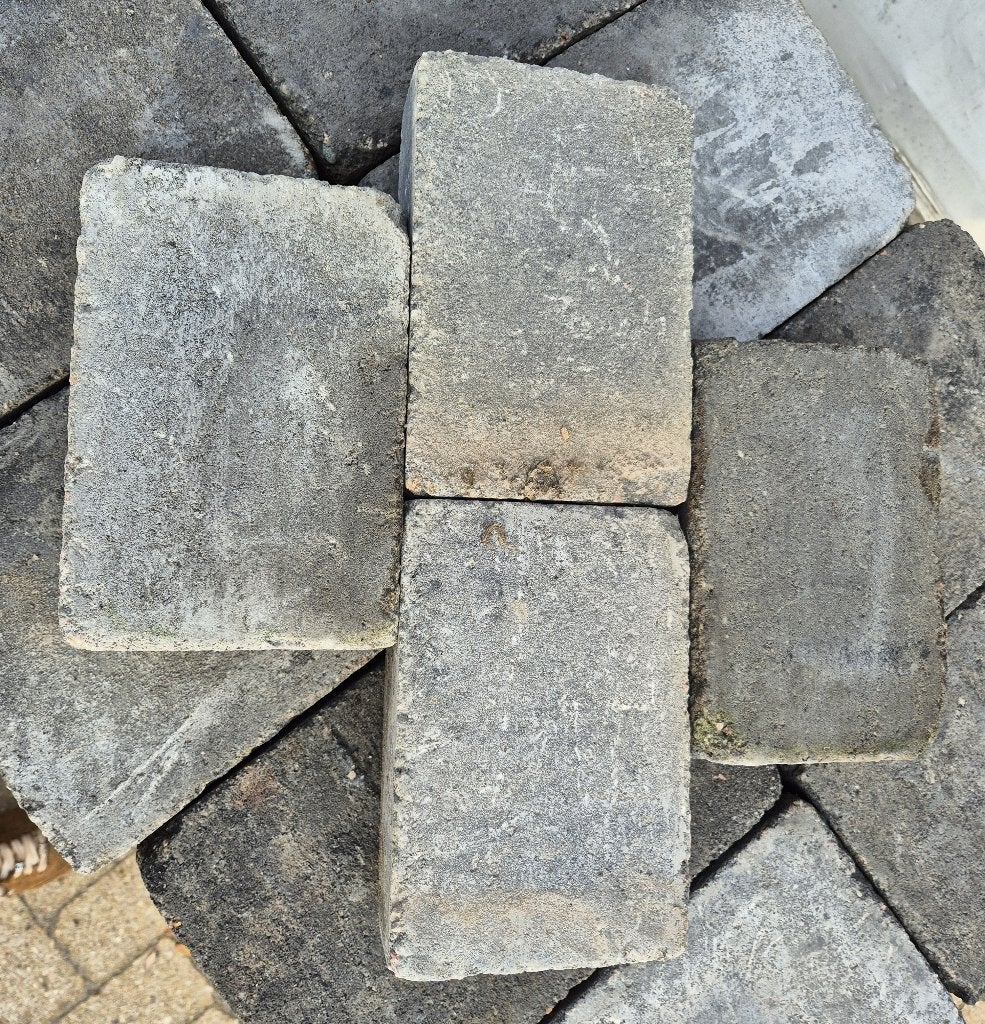 RESTPARTIJ OP=OP Trommel 21x14x6cm Grijs Zwart, Ophalen, Nieuw, Beton, Klinkers