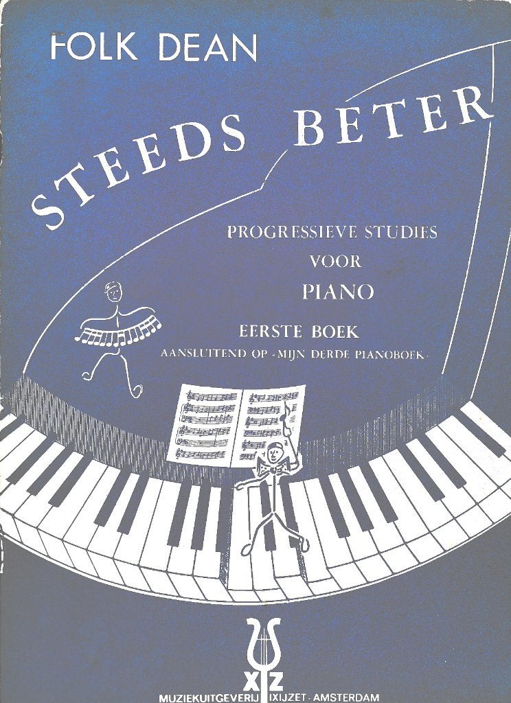 Steeds beter folk Dean deel 1 en kerstliederen   pianoboek 3, Gebruikt, Verzenden, Artiest of Componist, Piano
