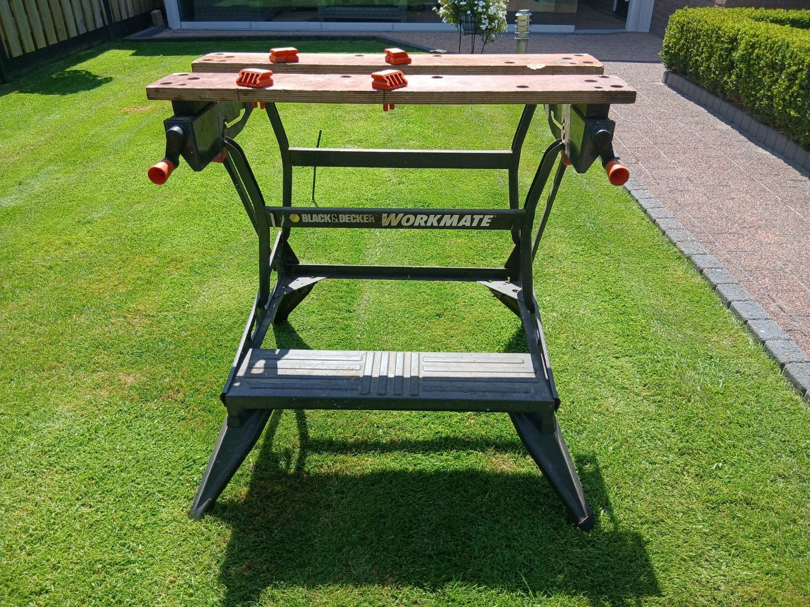 Black & Decker Workmate werkbank met bankschroef, Doe-het-zelf en Verbouw, Ophalen, Gebruikt, 70 tot 120 cm, Bankschroef