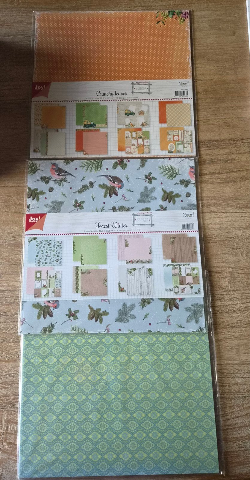 Joy Crafts Noor Design Scrapvellen - Diverse Sets, Ophalen of Verzenden, Nieuw, Papier of Karton, Overige merken