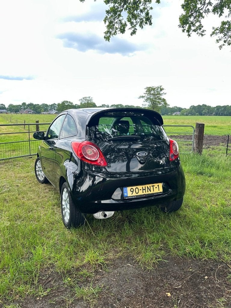 Ford Ka 1.2 2009 Zwart Airco (zie beschrijving), Voorwielaandrijving, 1242 cc, 4 cilinders, 4 stoelen