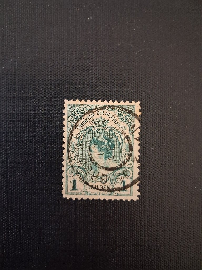Nederkand NVPH 49 Inhuldigingzegel, Postzegels en Munten, Postzegels | Nederland, Ophalen of Verzenden, T/m 1940, Gestempeld
