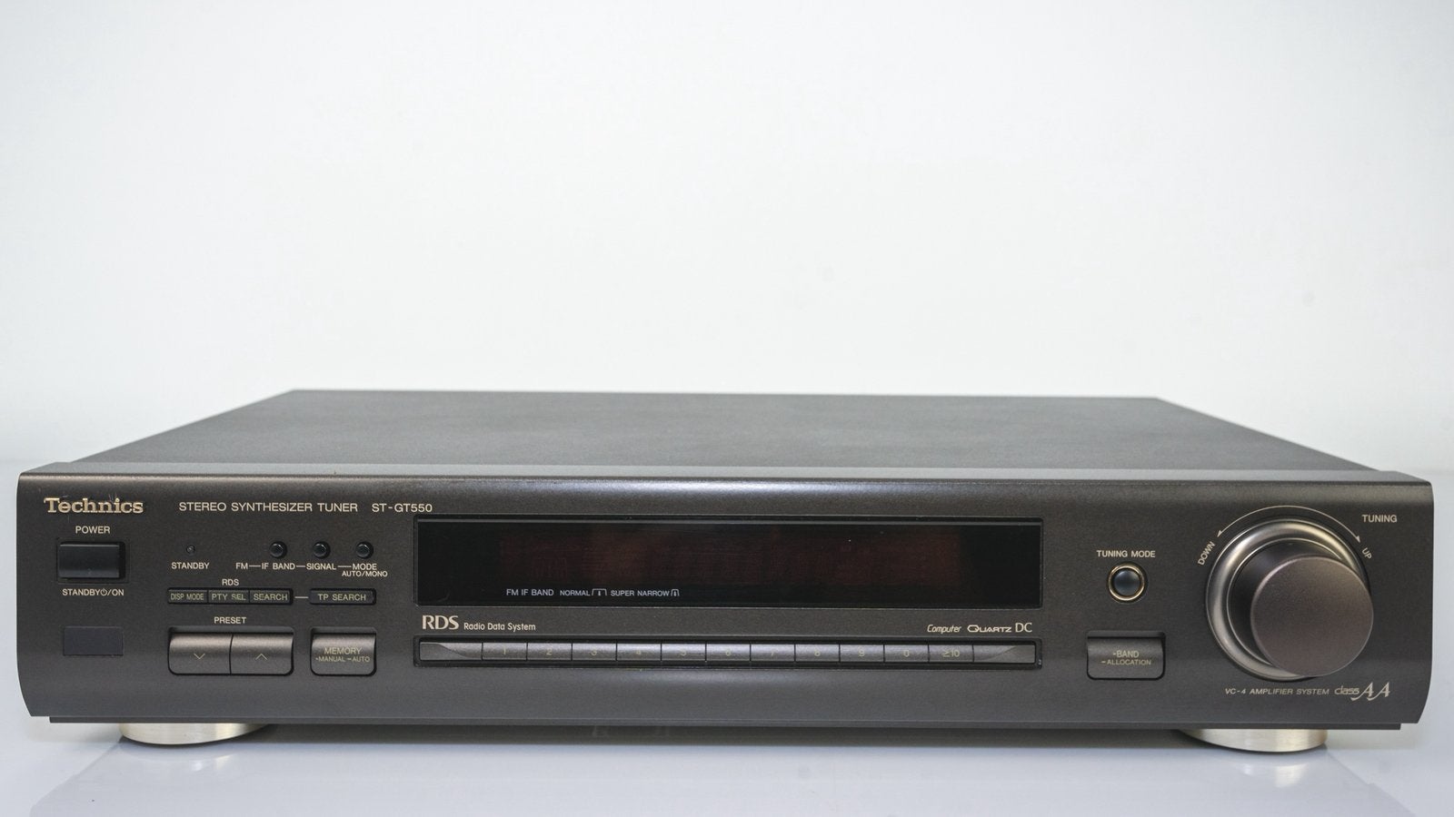 Technics ST-GT550 Tuner met DB Meter, Audio, Tv en Foto, Ophalen of Verzenden, Zo goed als nieuw