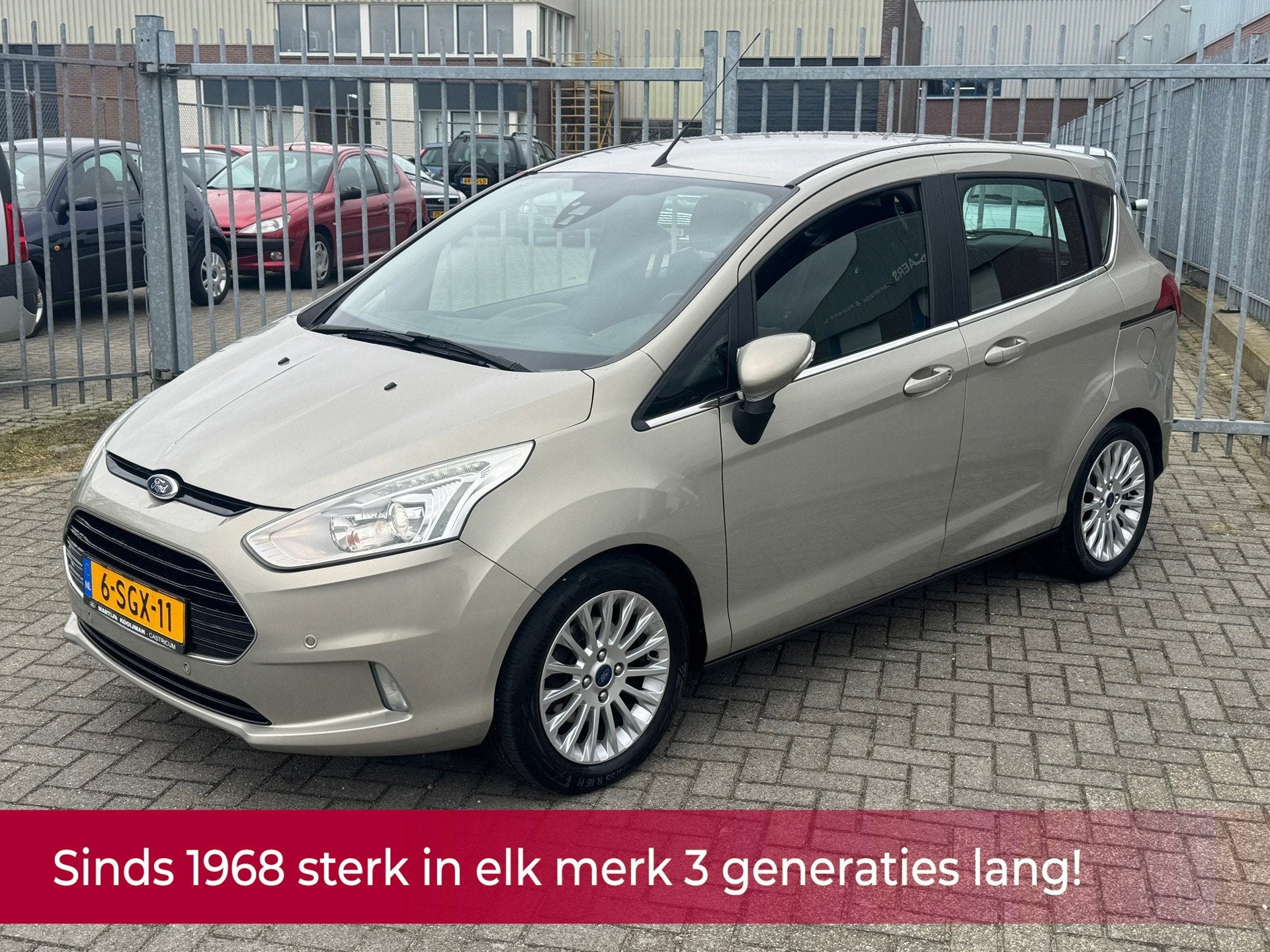 Ford B-Max 1.0 EcoBoost Titanium NL AUTO NAP! Camera l Navi, Auto's, Voorwielaandrijving, Euro 5, Gebruikt, Origineel Nederlands