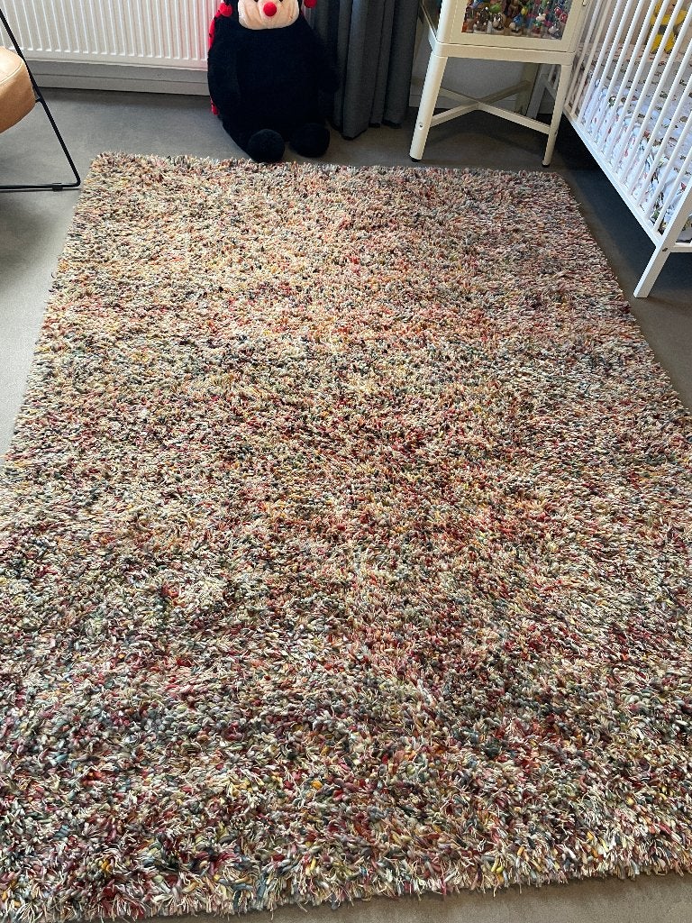 Vloerkleed Salsa Brinker Carpets kleurig, wol, Hoogenboezem, Ophalen, Gebruikt, 150 tot 200 cm, 200 cm of meer