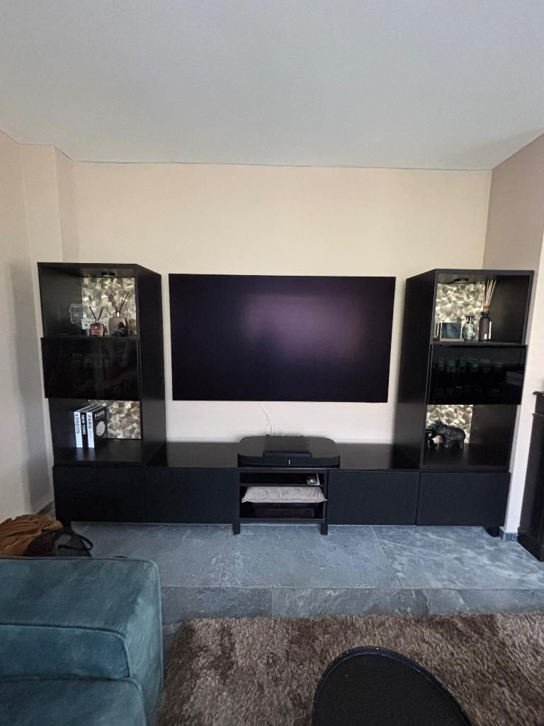 Kast besta IKEA, Ophalen, Met deur(en), 100 tot 150 cm, 50 tot 100 cm