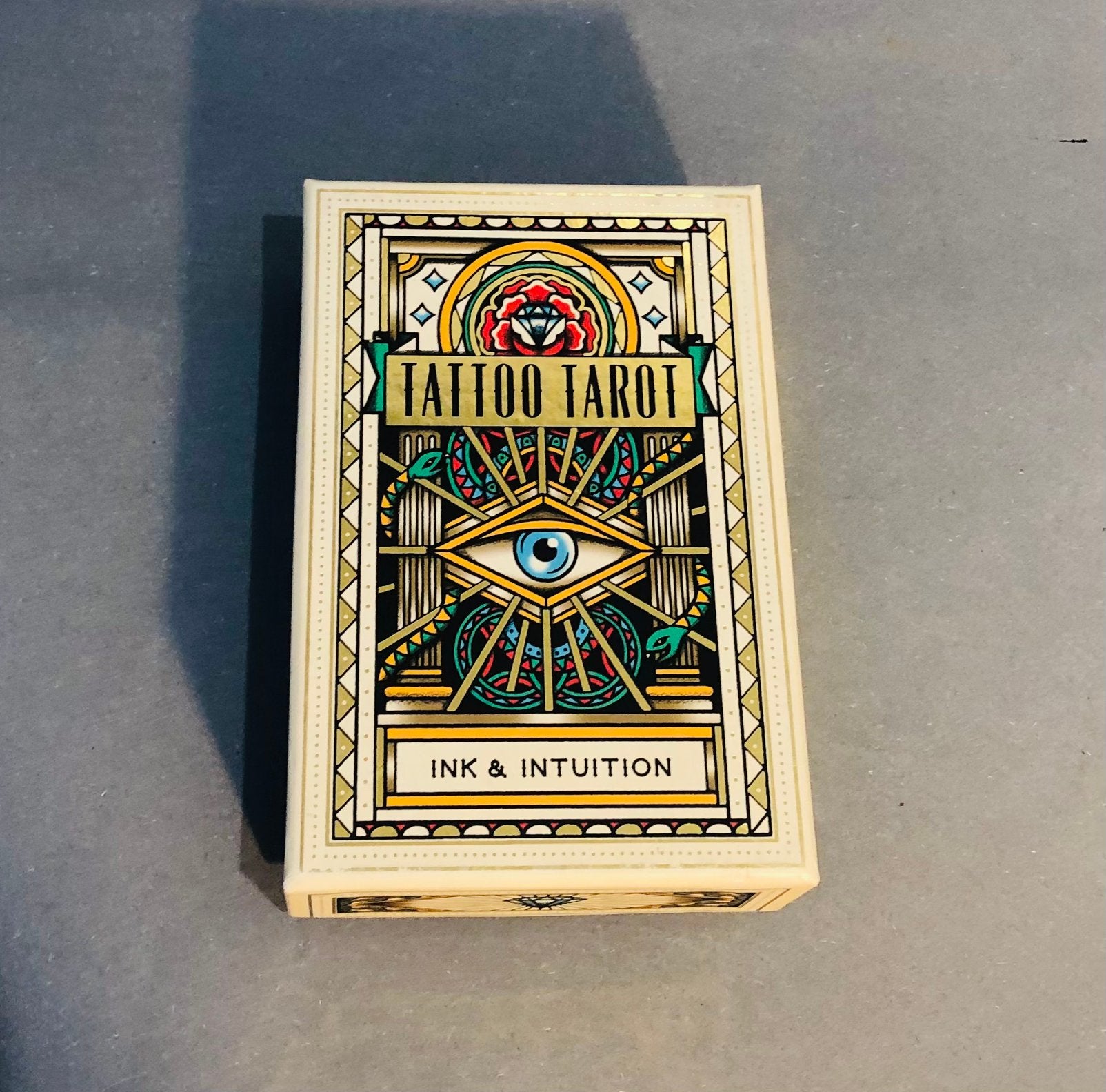 Pak tattoo tarotkaarten, Ophalen of Verzenden, Zo goed als nieuw, Overige typen