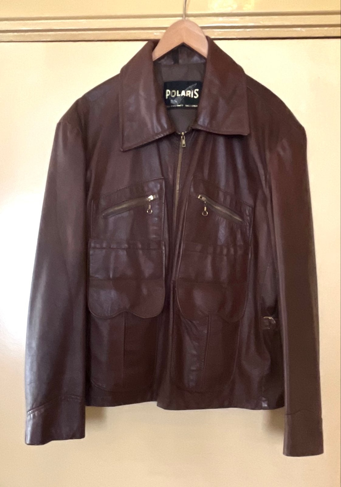 Polaris Leren Motorjack Cafe Racer 1970s Nieuw USA M 50/52, Motoren, Kleding | Motorkleding, Motorcrosskleding, Heren, Nieuw zonder kaartje