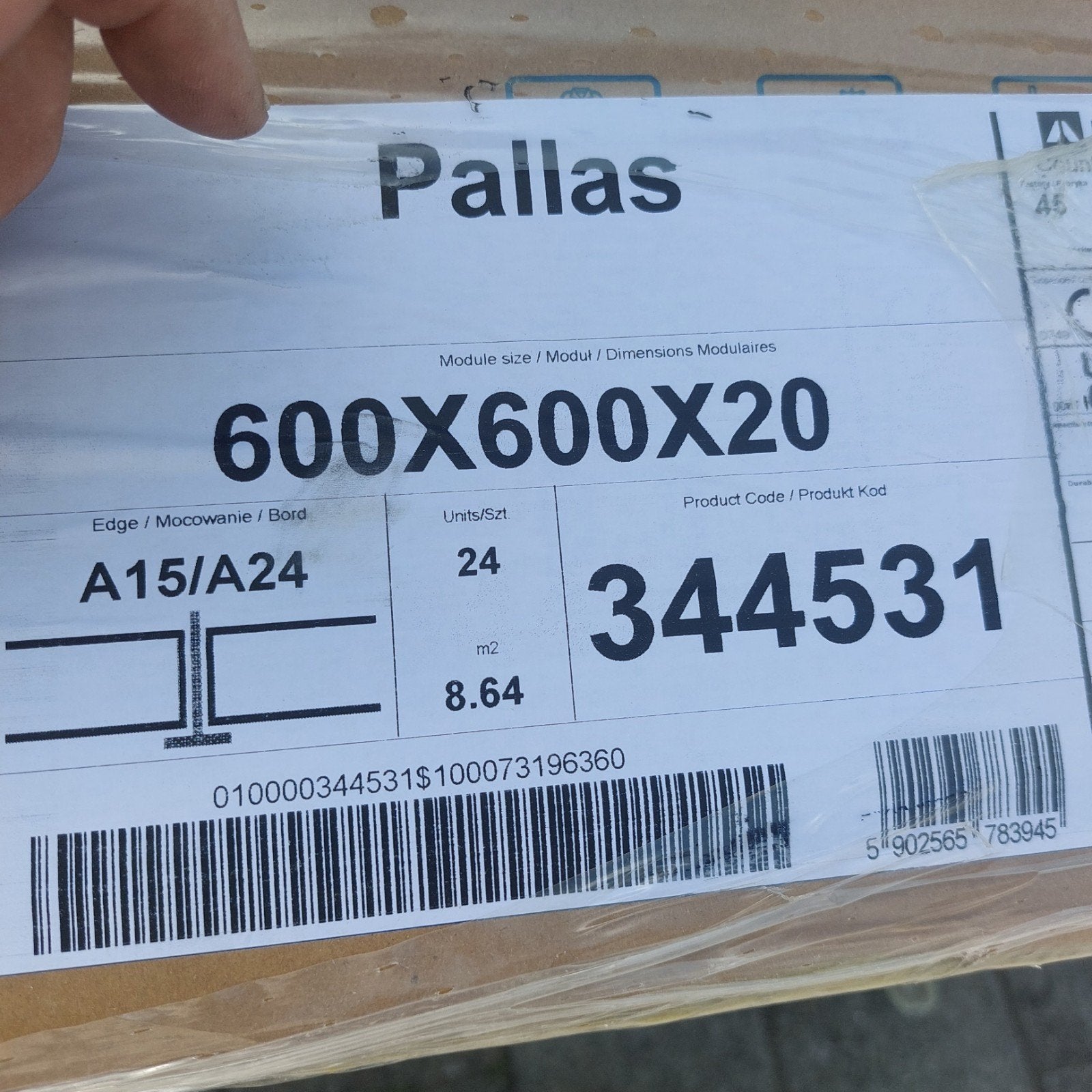 Rockfon pallas plafondplaten, Ophalen, 30 cm of meer, Steen of Klei, 50 tot 150 cm