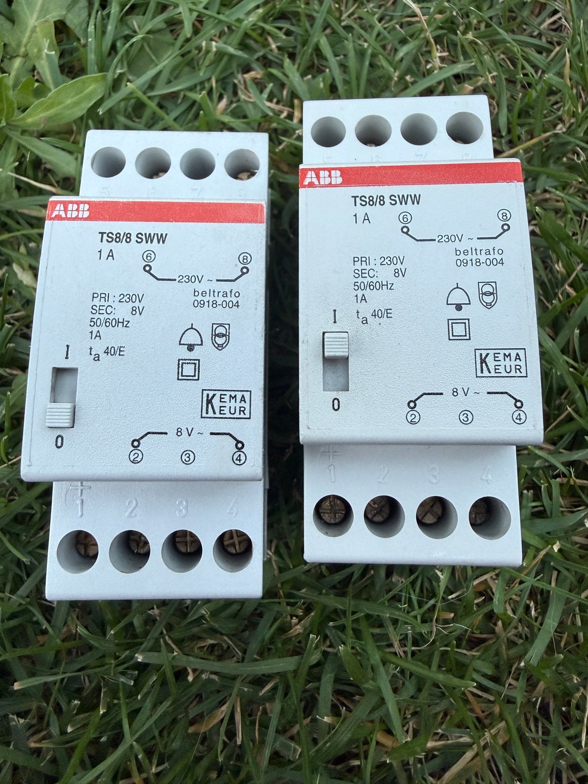 ABB TS8/8 SWW Beltrafo - 230V naar 8V, 1A, Ophalen, Gebruikt, ABB, Overige typen