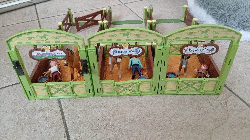Playmobil Spirit Paarden, Kinderen en Baby's, Speelgoed | Playmobil, Ophalen, Gebruikt, Complete set, Figuren