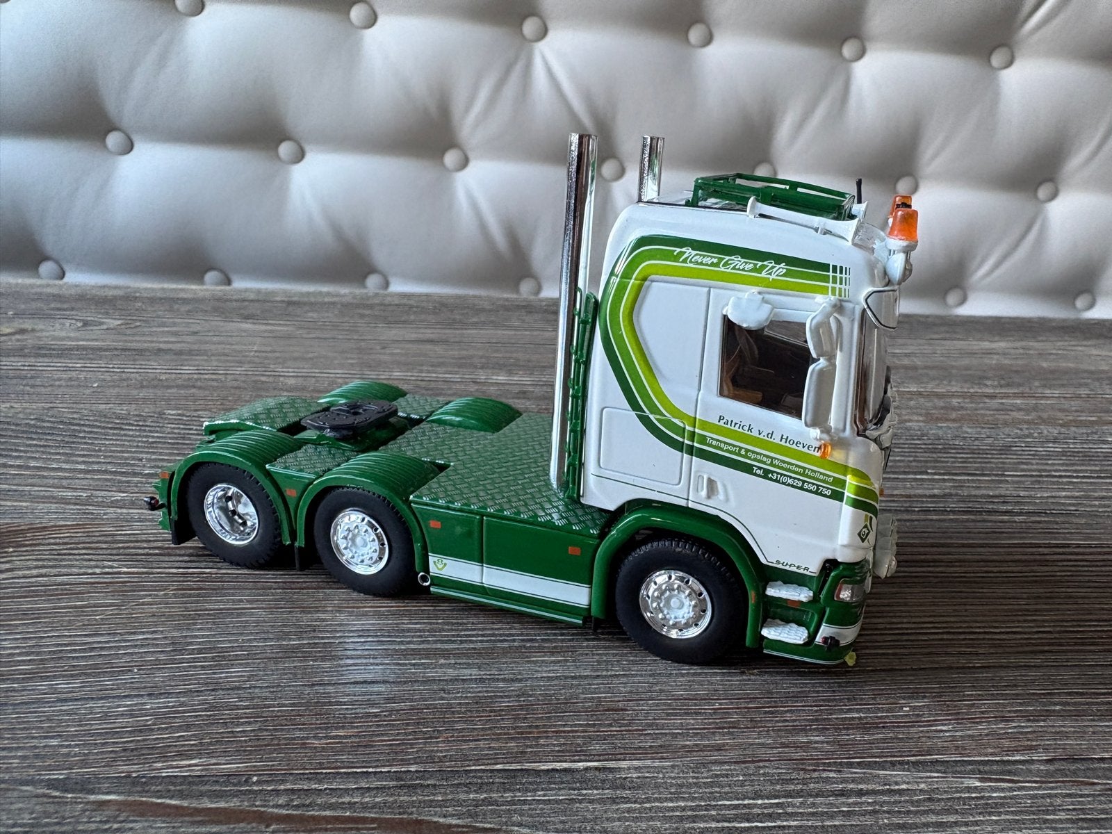 Tekno Scania NG Patrick v/d Hoeven B-keus, Hobby en Vrije tijd, Ophalen of Verzenden, Zo goed als nieuw, Bus of Vrachtwagen, Tekno
