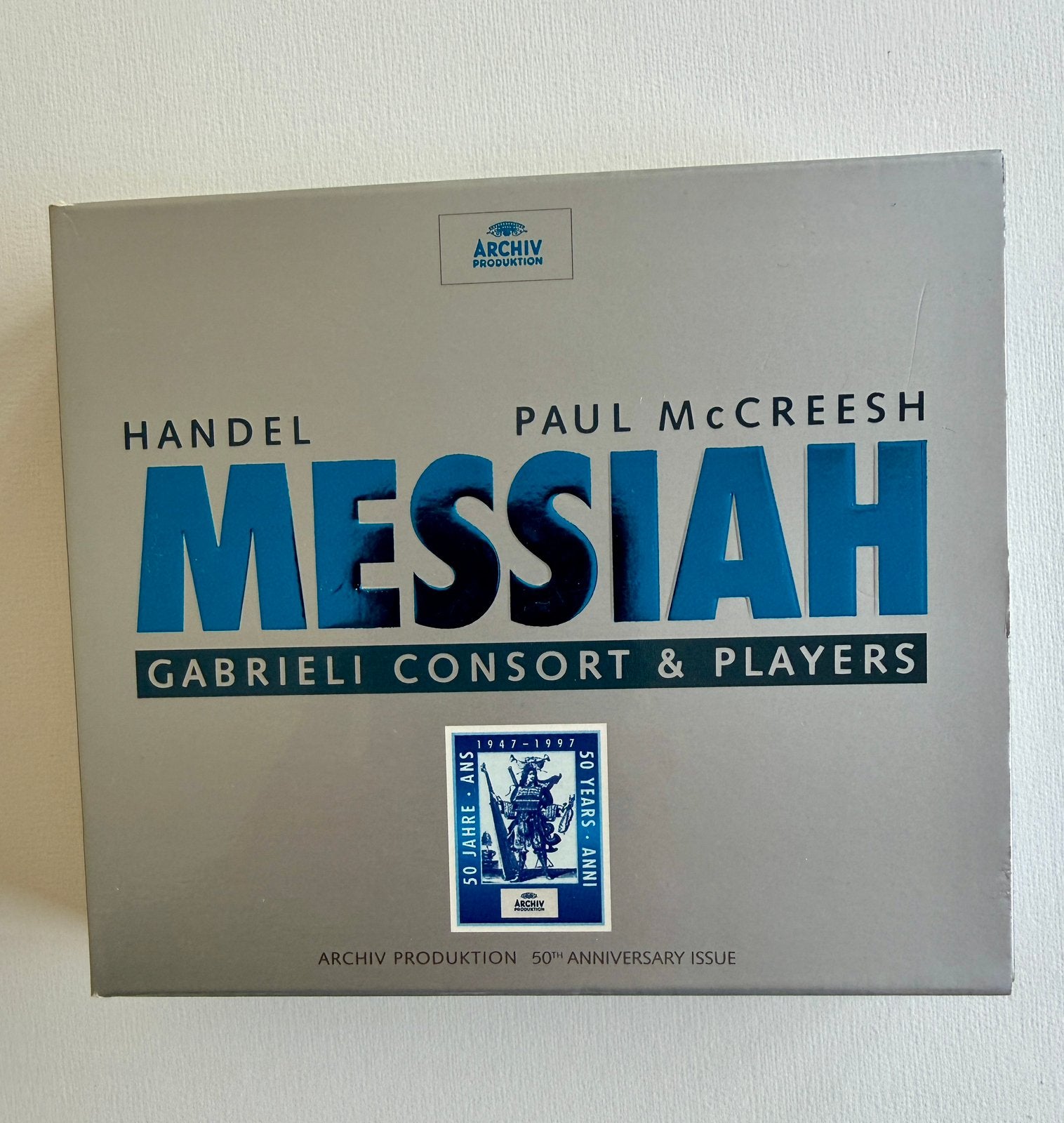 HANDEL MESSIAH. Gabrieli Consort, Ophalen of Verzenden, Barok, Zo goed als nieuw