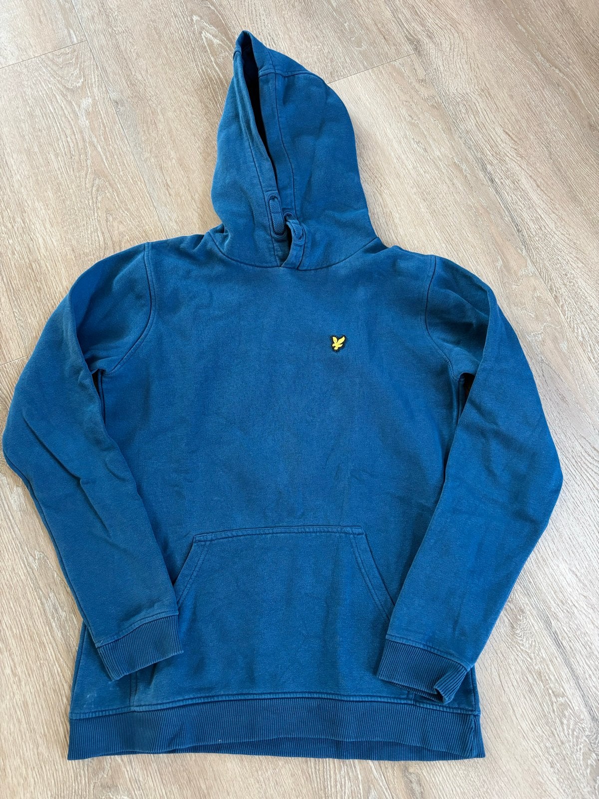 Lyle & Scott Junior hoodie - Blauw - Maat 14/15 jaar, Ophalen of Verzenden, Gebruikt, Jongen of Meisje, Trui of Vest