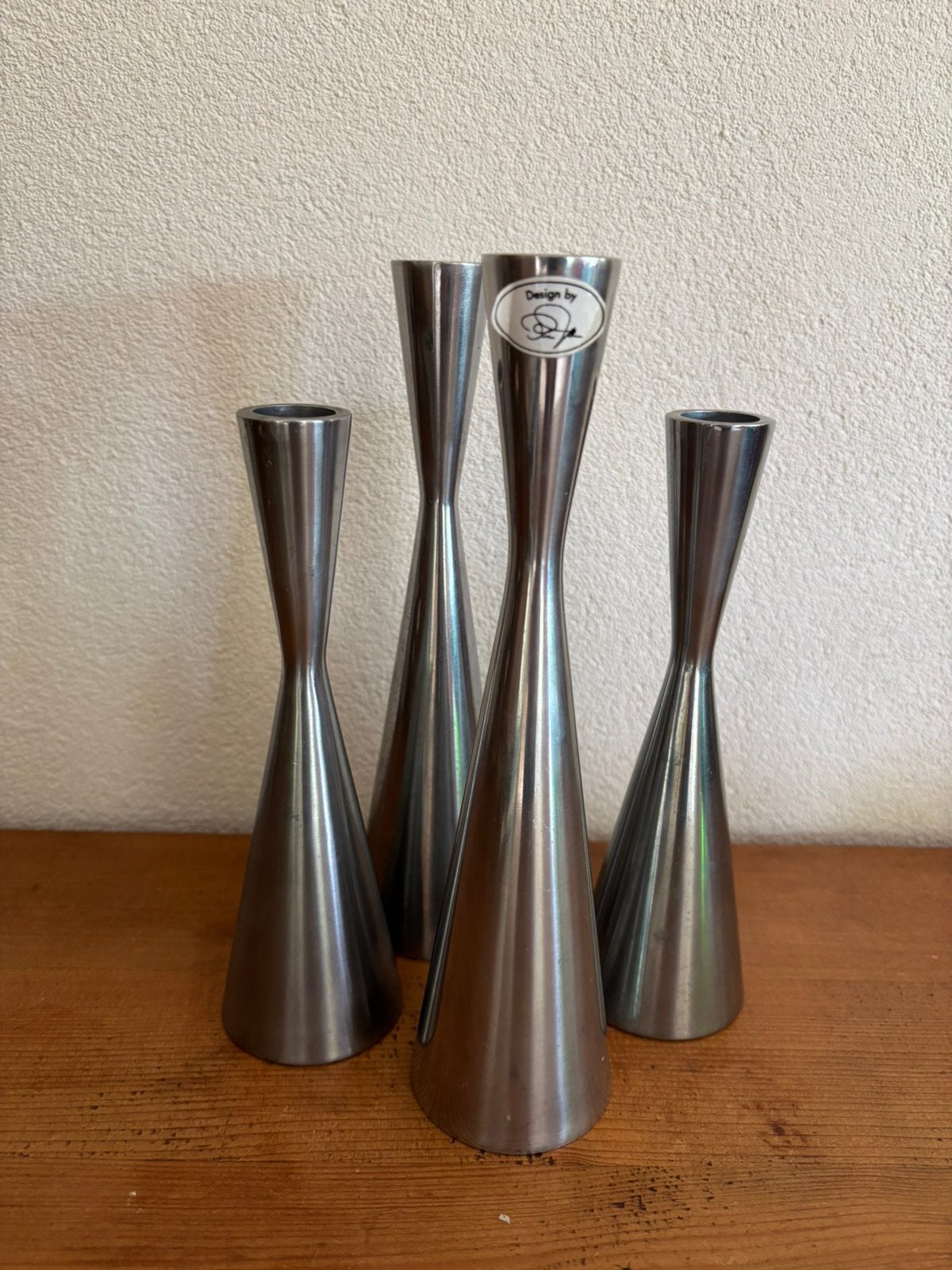 Vintage Ikea Erika Pekkari Göta kandelaars, Gebruikt, IKEA, Ophalen of Verzenden, Metaal