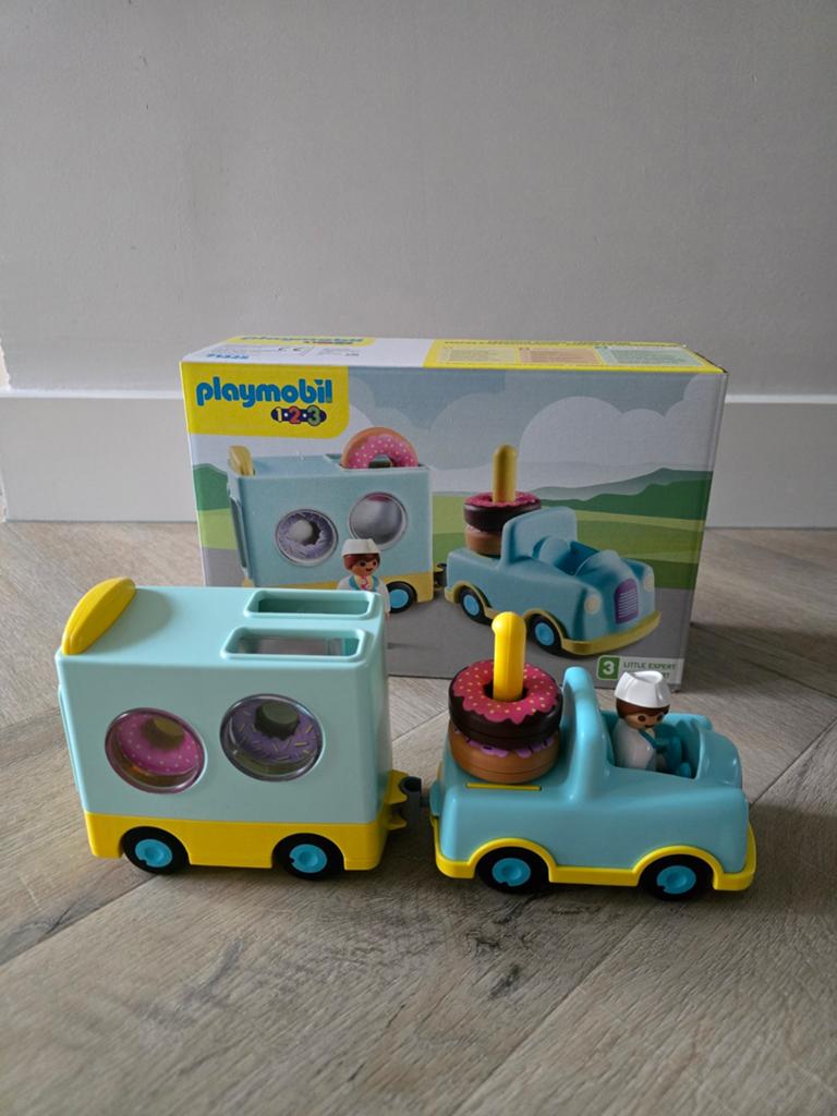 Playmobil 1.2.3 Donut truck - 71325, Ophalen of Verzenden, Zo goed als nieuw, Complete set